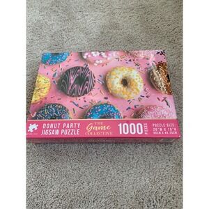 1000‎ Piece The Game Collective Donut Party Jigsaw Puzzle 26" X 19" Fun For All